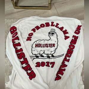 No problem lama Hollister tshirt 2017